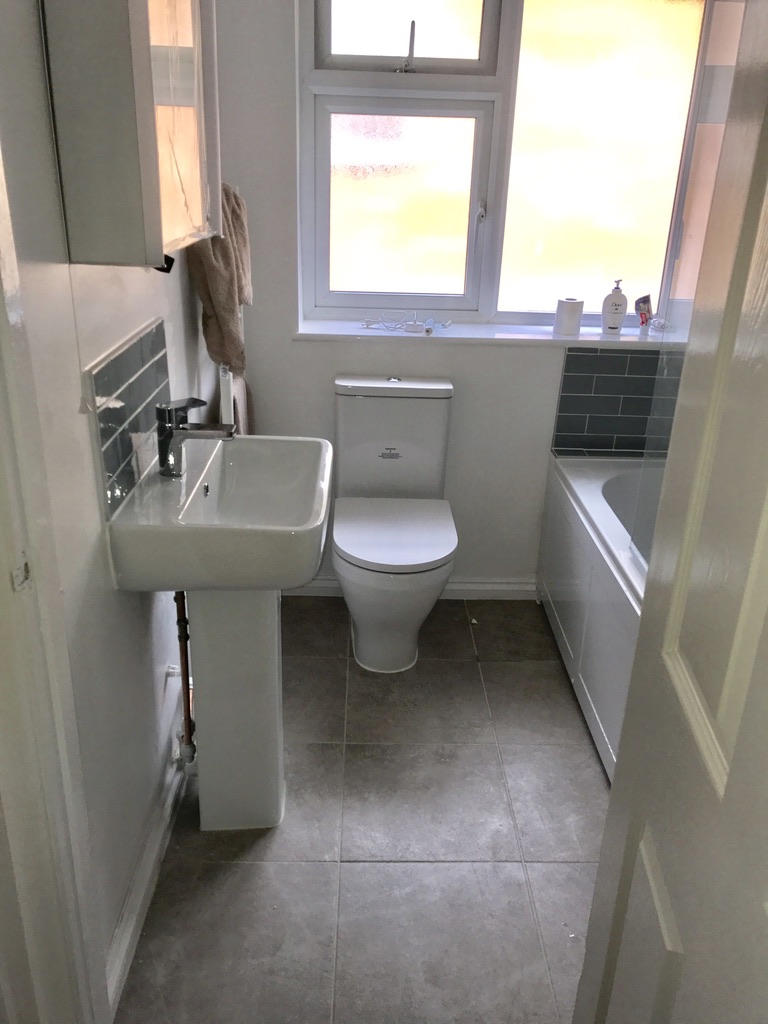 Cover image showcasing the completed Clean modern bathroom project in Bishopston, Bristol