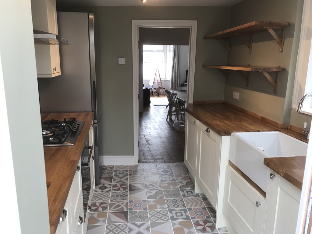 Cover image showcasing the completed Classic galley kitchen update project in Bristol